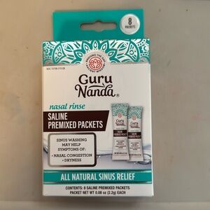 Guru nanda nasal rinse saleine packets
